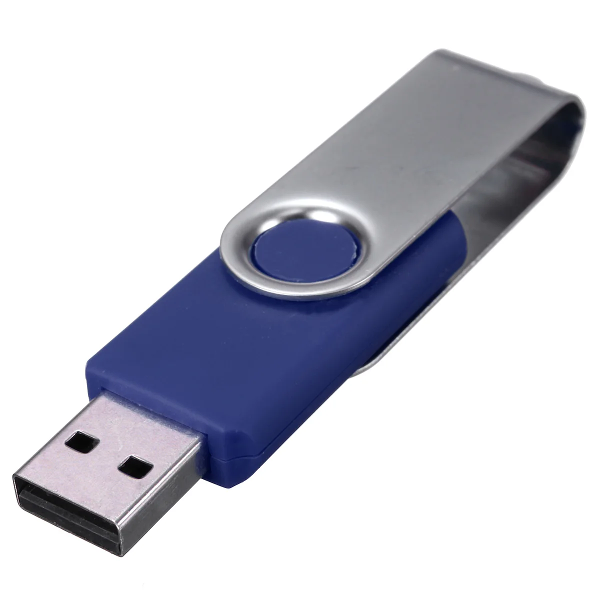 USB флеш-накопитель 64 Мб USB 2,0, флешка для смартфона, планшета, ПК, поворотная USB флеш-карта памяти, Подарочная флешка - Цвет: Синий