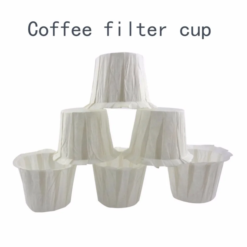 

One-off Paper Coffee Filters Disposable Paper Filters Cups Replacement One-off Coffee Filters