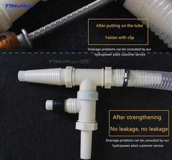 

Washing machine floor drain connector roller drainage pipe elbow mop pool three-way silicone core anti-bug overflow