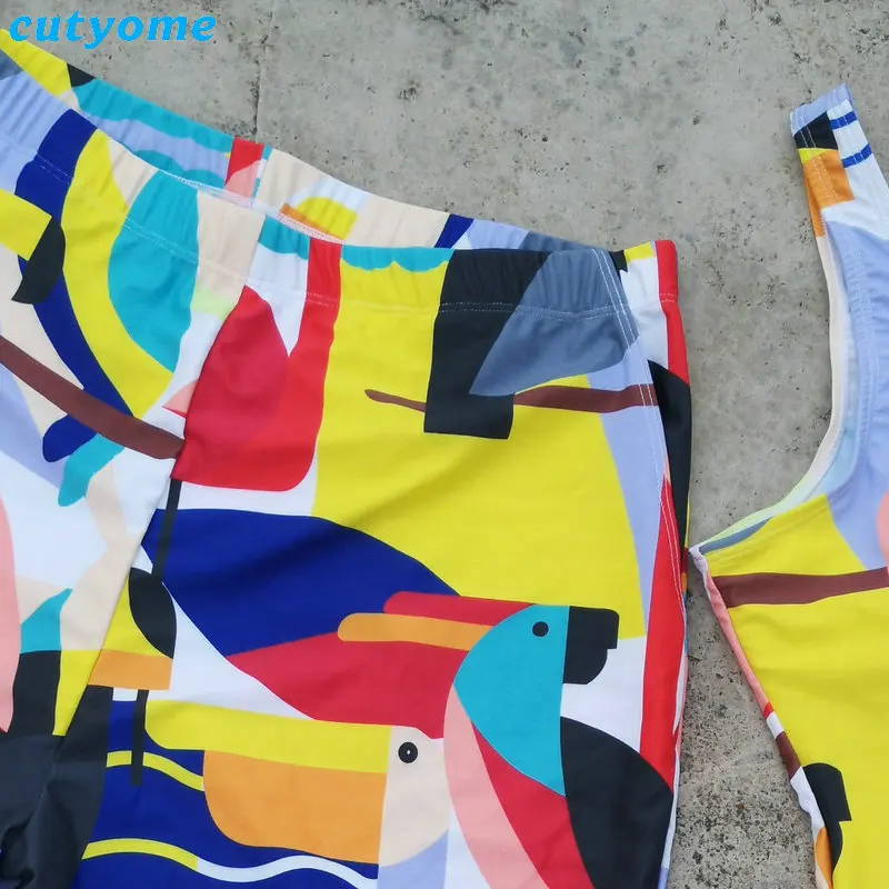 Mother Daughter Father Son Swimwear Family Summer Bathing Women Girl Bikini Men Boy Shorts Matching Swimsuits Clothes Parent (44)