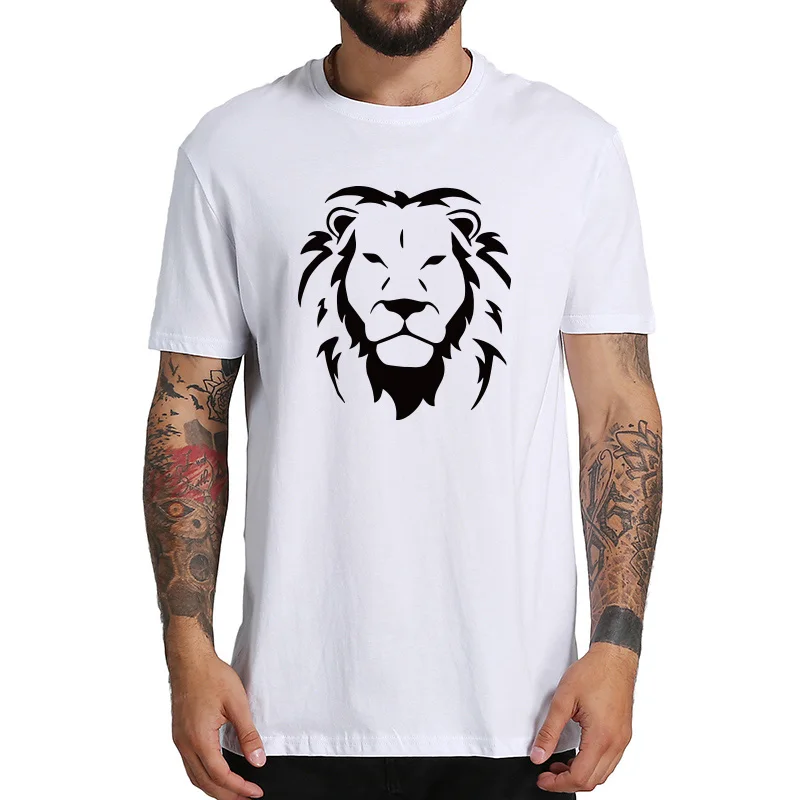 Lion T Shirt Men Strong Fierce Animals Tops king Of Forest Zoo Clothes