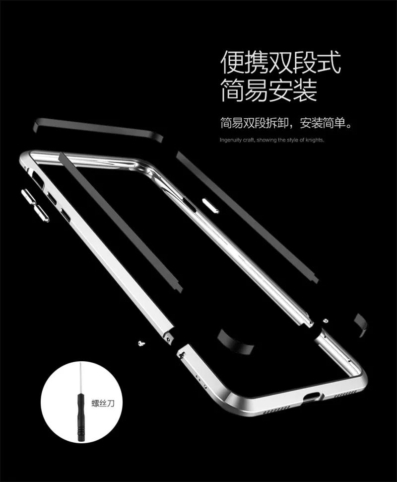 Роскошный высококачественный алюминиевый металлический бампер для iPhone XS Max X чехол в форме колонки с металлической кнопкой