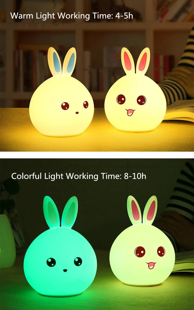 ReBlue Night Lights luminaria wireless wall lamp Lava Lamp USB Led touch Night Lamp veilleuse 5V Rechargeable battery Baby Room12