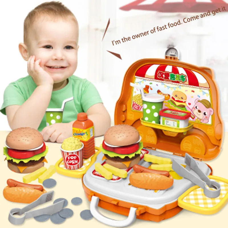 Детское автомобильное хранение чемоданов, игрушки для кухни, игрушечная кухонная утварь, туалетный столик, чемодан для инструментов игрушка «Доктор», набор
