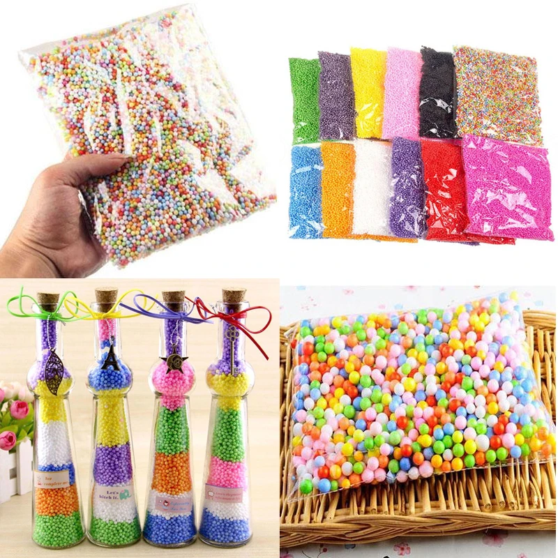 

Styrofoam Filler Plastic Foam Mini Beads Ball DIY Assorted Craft Decorate