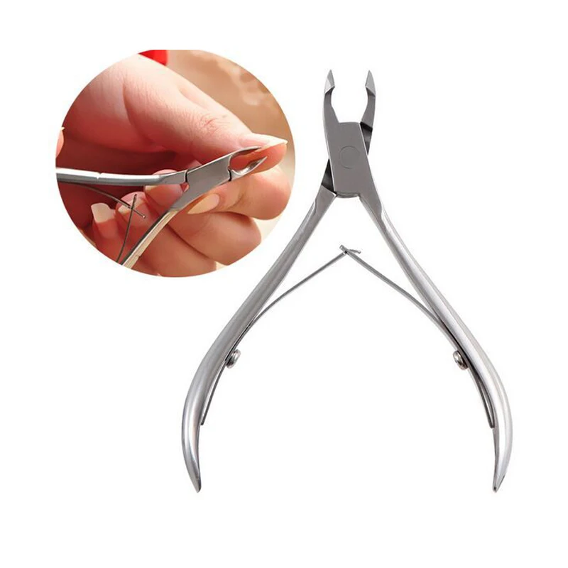 Bittb Double Spring Stainless Steel Cuticle Scissors Pedicure Cuticle