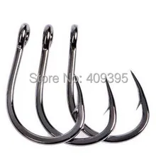 100 шт 3/0 4/0 рыболовный крючок из нержавеющей стали без ржавчины