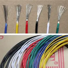 24AWG 22 20 18 16 14 12AWG UL1015 ПВХ Луженая Медь многожильный экологически благоприятный электронный провод кабель Шнур 600V 105C