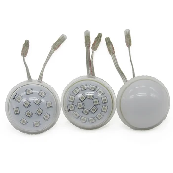 

24V 60mm 12LEDs 18LEDs UCS1903 RGB LED Pixel Module Light,5050 smd rgb led amusement ride lights,diameter 60mm,waterproof IP67