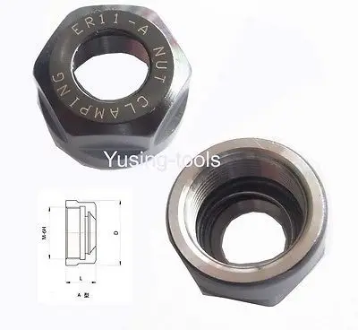 

New 30PCS ER11A Clamping Collet Nut CNC Milling Lathe