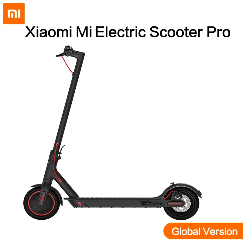 Xiaomi mi электрический самокат mi jia M365 Pro Smart E самокат скейтборд mi ni складной Ховерборд Лонгборд для взрослых 45 км аккумулятор - Цвет: Black