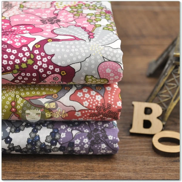 2016 New Promotion Patchwork Patchwork Fabric Fc013 Three-color Cotton Prints Cloth Full Fabric Costumiers Poplin Handmade Diy