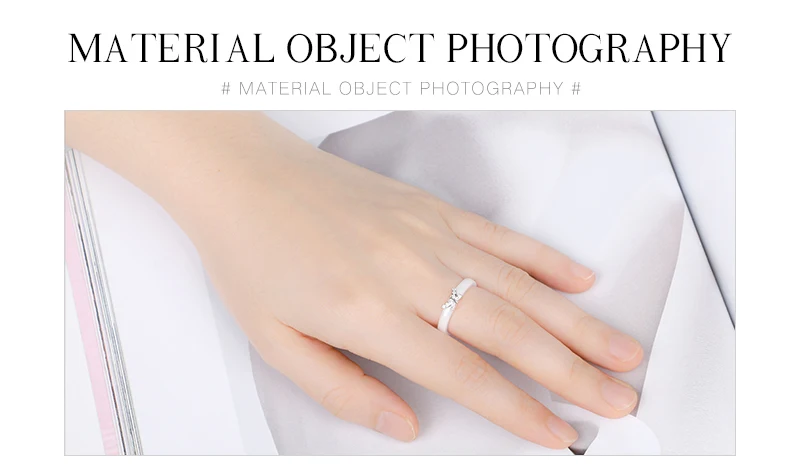 Новое женское белое РОЗОВОЕ КРУГЛОЕ кольцо, здоровое серебряное кольцо Ceramci, винтажное обручальное кольцо, кольца для помолвки для женщин, ювелирное изделие