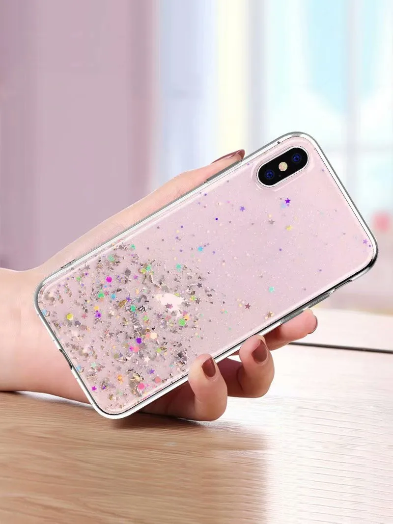 YiKELO Роскошный чехол сверкающий с блестками для Xiaomi mi 8 9 mi 8 lite mi 9 A2 6X мягкий чехол из ТПУ с блестками