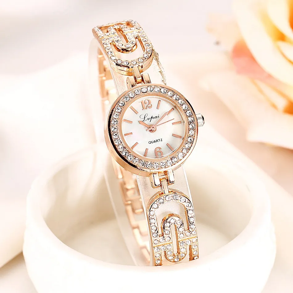 Платье наручные часы Relogio Feminino подарок Vente chaude De Mode De lux Femmes Montres Femmes браслет Montre часы Grind часы