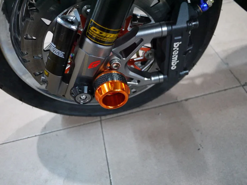 Универсальная передняя вилка колеса крушение слайдер осень Защитное снаряжение для Suzuki Yamaha Kawasaki KTM Honda XADV Tmax 530 Xmax 300 125 250