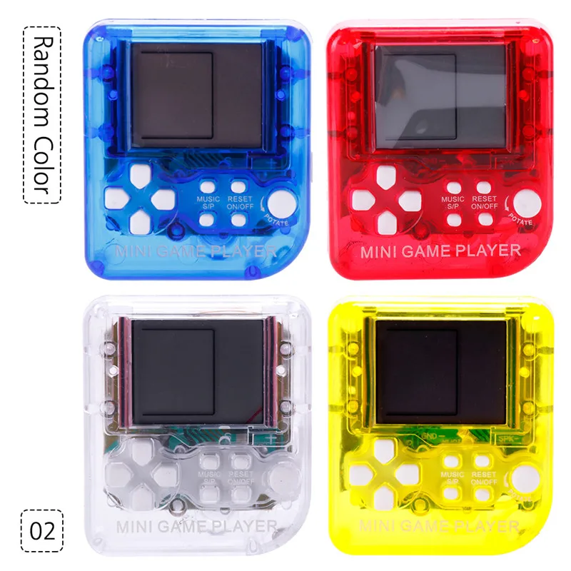 

New Style Funny Durable Tetris Game Machine Hand-held Game Educational High Quality Console Mini Electronic Children Toys#279280
