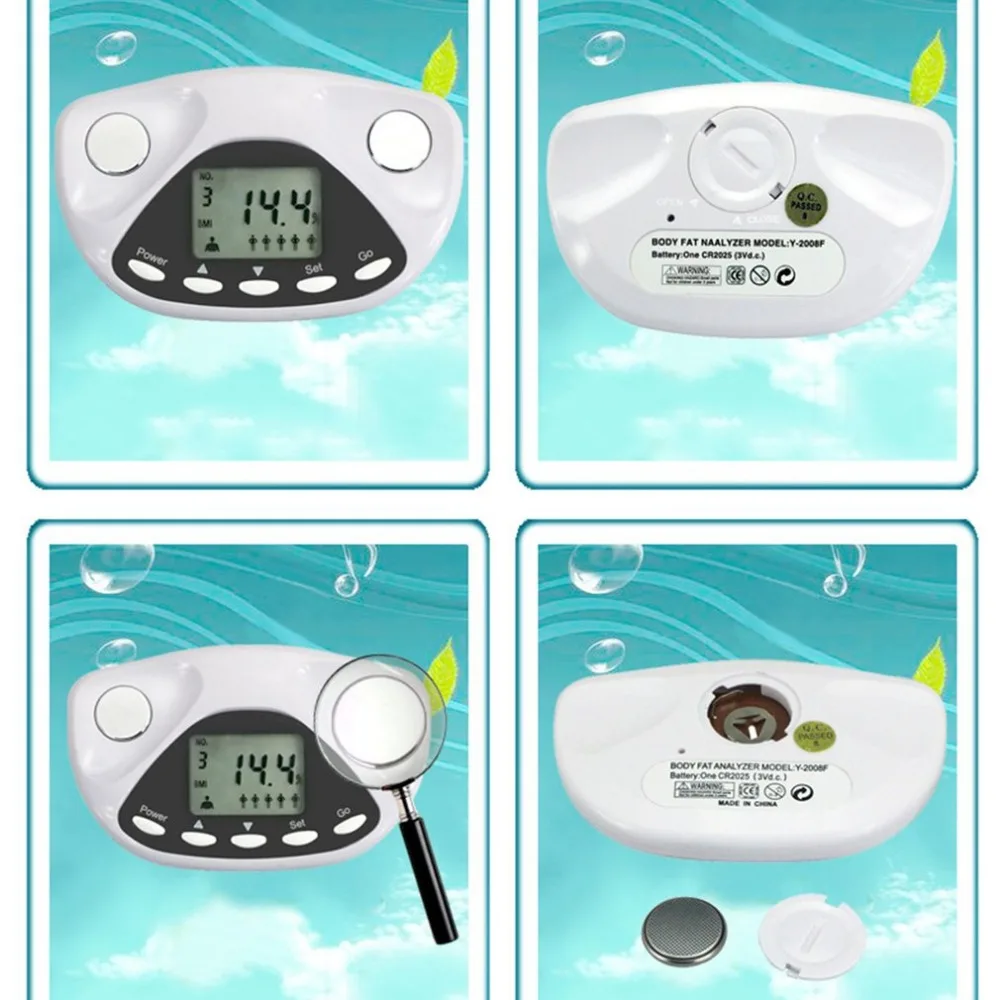 Измеритель жира в теле, цифровой ЖК-анализатор жира, измеритель ИМТ, измеритель потери веса, калькулятор калорий, измерение, инструменты для ухода за здоровьем