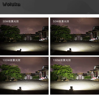 

outdoor waterproof high power 100W/150w LED flood light rainproof projection lamp billboard square lamp KST CD50 W01