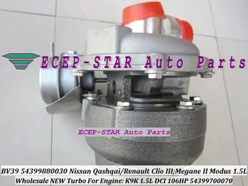 

Free Ship BV39 30 70 54399700030 54399700070 Turbo For Renault Modus Clio III Megane II Scenic II For Nissan Qashqai K9K 1.5L