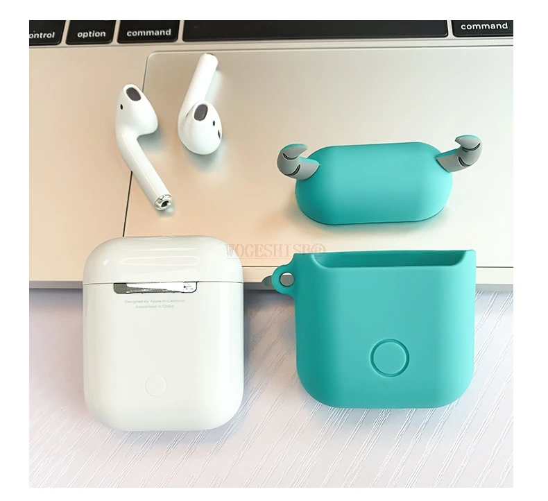 Мягкий силиконовый Bluetooth беспроводной чехол для наушников для AirPods защитный чехол Аксессуары для Apple Airpods зарядная коробка