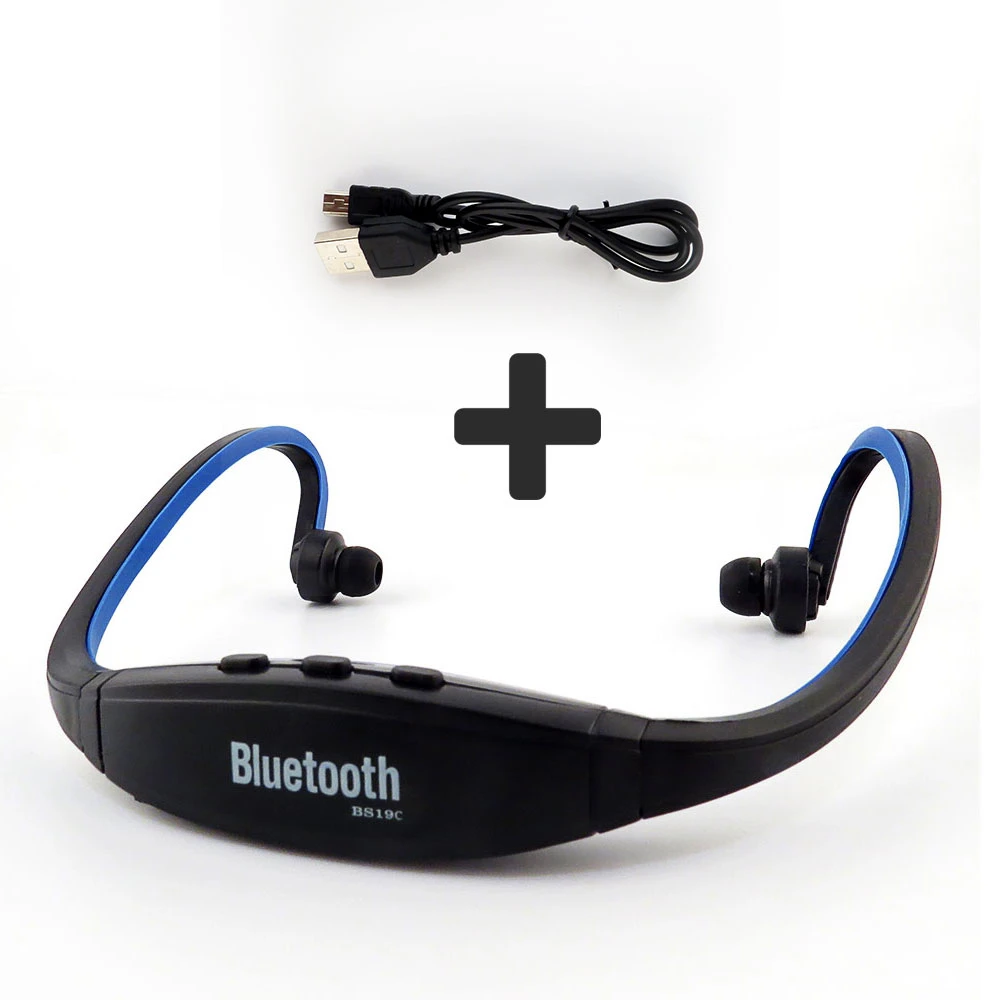 Портативный наушники беспроводные Bluetooth Спорт ушной крючок с микрофоном