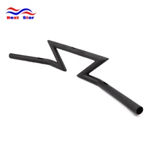 780 мм " 25 мм руль мотоцикла универсальный Z форма для Honda Yamaha Suzuki Kawasaki Виктори Чоппер круизер черный