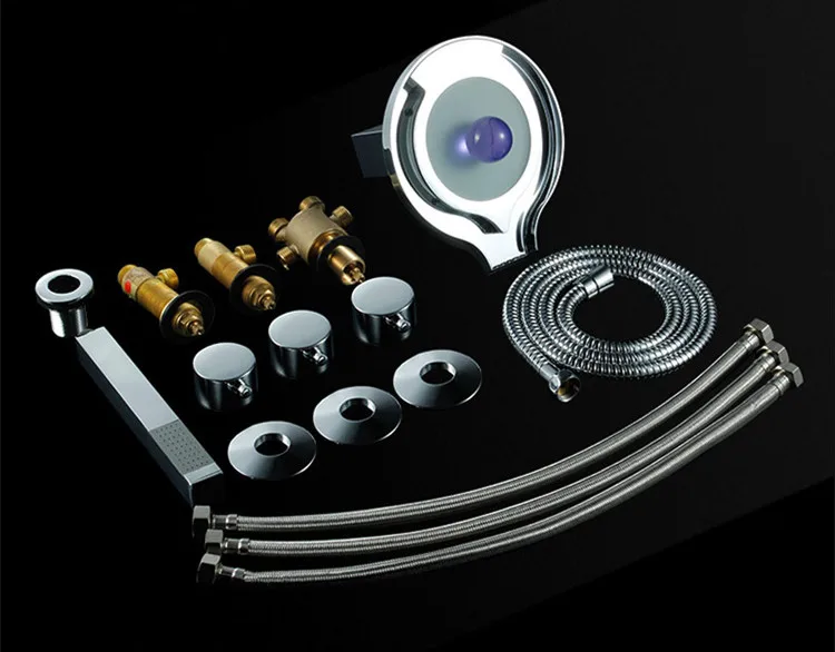 ROLYA оптовая продажа Премиум Уникальный роскошный Хромированный Светодиодный