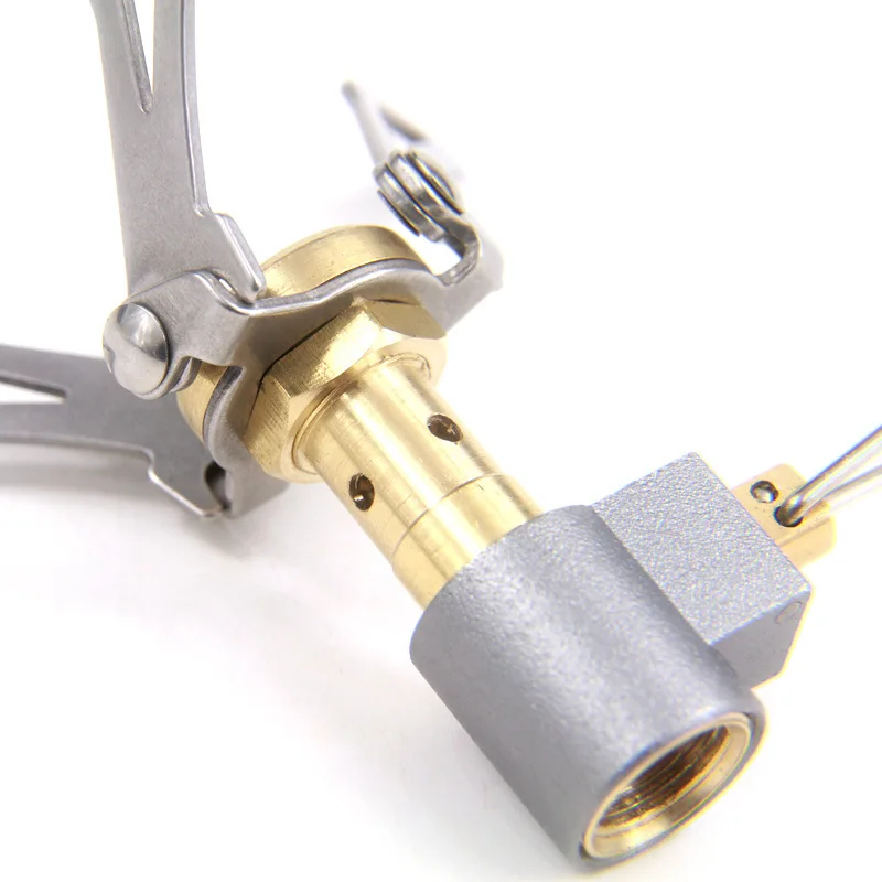 

Only 45g Ultralight Portable 3000W Outdoor Camp Stove Backpacking Mini Stove Folding Camping Gas Stove Gas Furnace