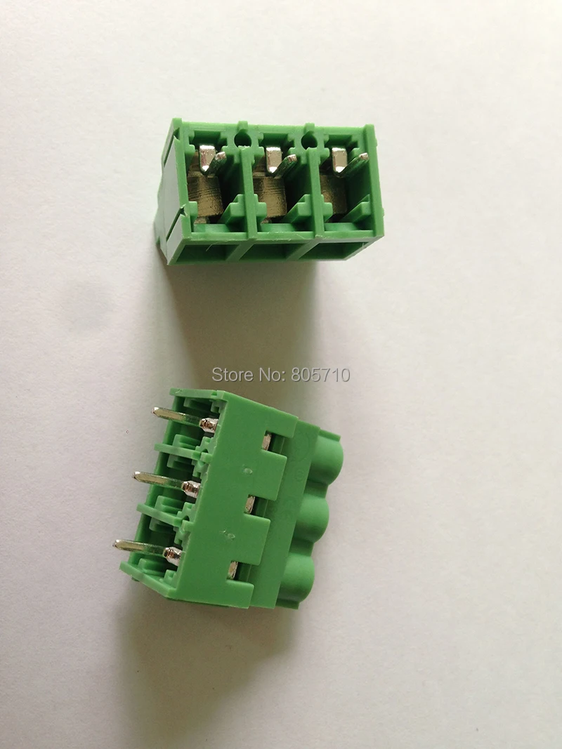 7620 7. 62 2p 300 В/30A 22 10AWG стандартная 7 мм Шаг 2P PCB винтовая Клеммная колодка|terminal block|30a