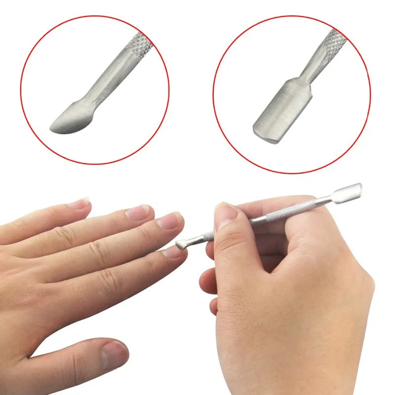 Free-Shipping-Nail-Art-tools-Stainless-Steel-Essential-Cuticle-2-Way-Spoon-Pusher-Pedicure-Manicure-Gift (1)
