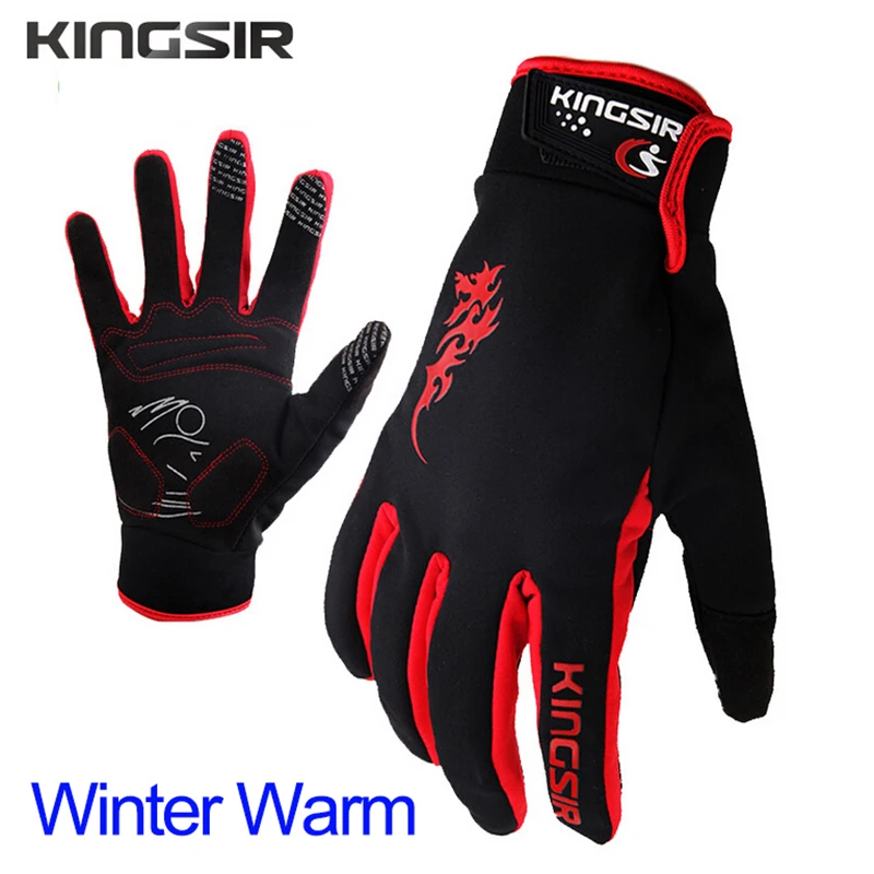 Prix pour KINGSIR Hiver Chaud Vélo Gants Coupe-Vent Imperméable Neige Racing Vélo Gants Plein Doigt Hommes Femmes ciclismo vers le bas colline XXL Prix pour KINGSIR Hiver Chaud Vélo Gants Coupe-Vent Imperméable Neige Racing Vélo Gants Plein Doigt Hommes Femmes ciclismo vers le bas colline XXL