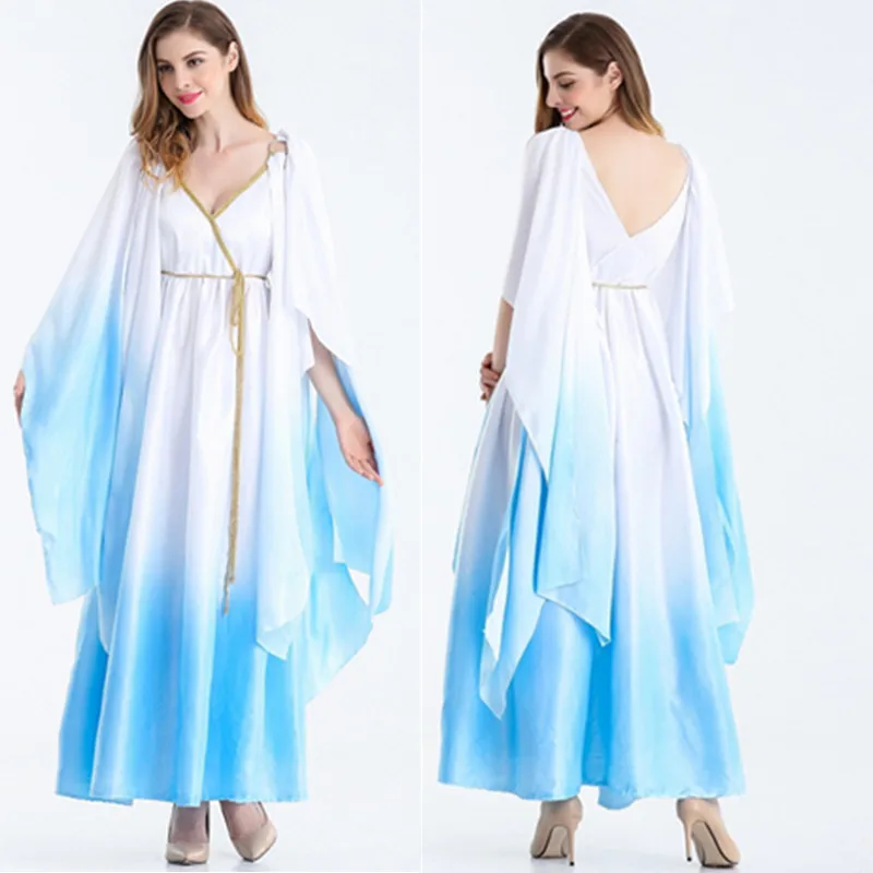 Женский костюм греческой богини длинное платье для Хэллоуина|greek goddess costume|greek