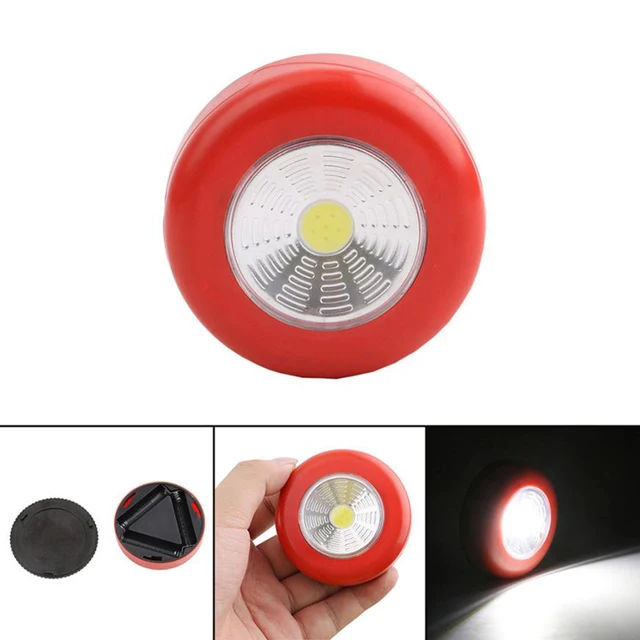 New Cob Night Light Home Kitchen Under Cabinet Closet Push Stick On New Cob Night Light Home Kitchen Under Cabinet Closet Push Stick On Lamp Aaa Battery Mini