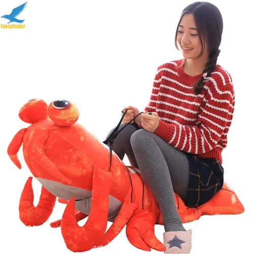 Fancytrader Jumbo Pop Anime Mantis Shrimp Plush Toy Giant Stuffed Soft Simulated Sea Animals Lobster Doll for Adult and Children (12)