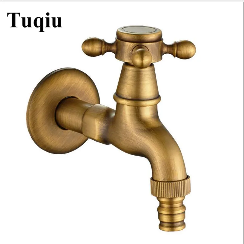 

Single Cold Antique Bronze/Black Oil Brushed Outdoor Faucet Garden Bibcock Tap Bathroom Washing Machine Faucet /mop Faucet