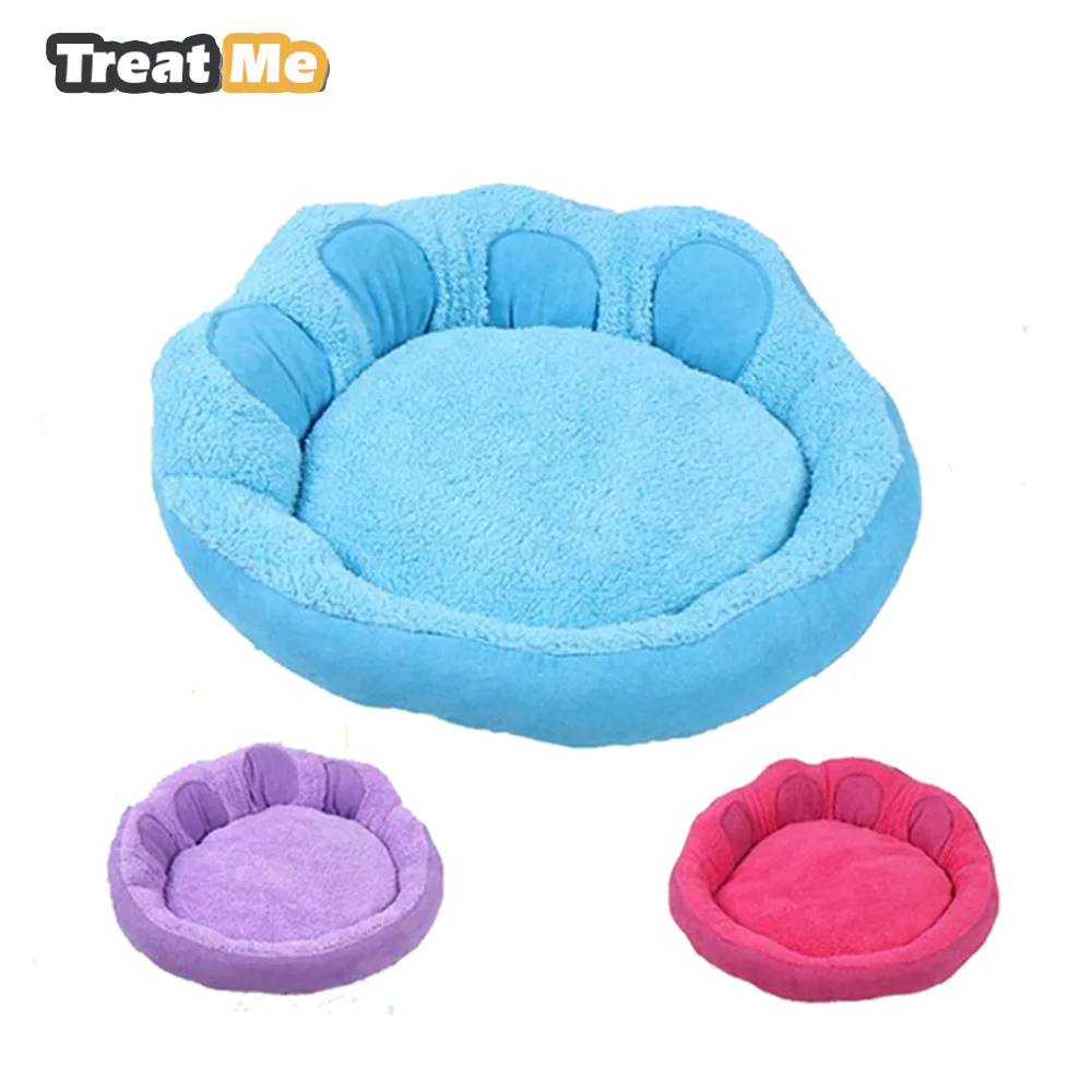 Hot Sale 2 Size Warm Soft Comfortable Dog Bed&Sofa Lovely Dog Paw Bed