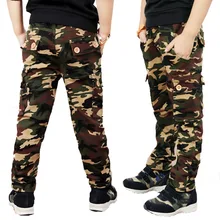 Garçons pantalon Camouflage pantalon Nouveau 2016 Enfants Garçons Mode Casual Camouflage Poche Pantalon Pour Le Printemps Automne Pantalon pour 5-13 Y