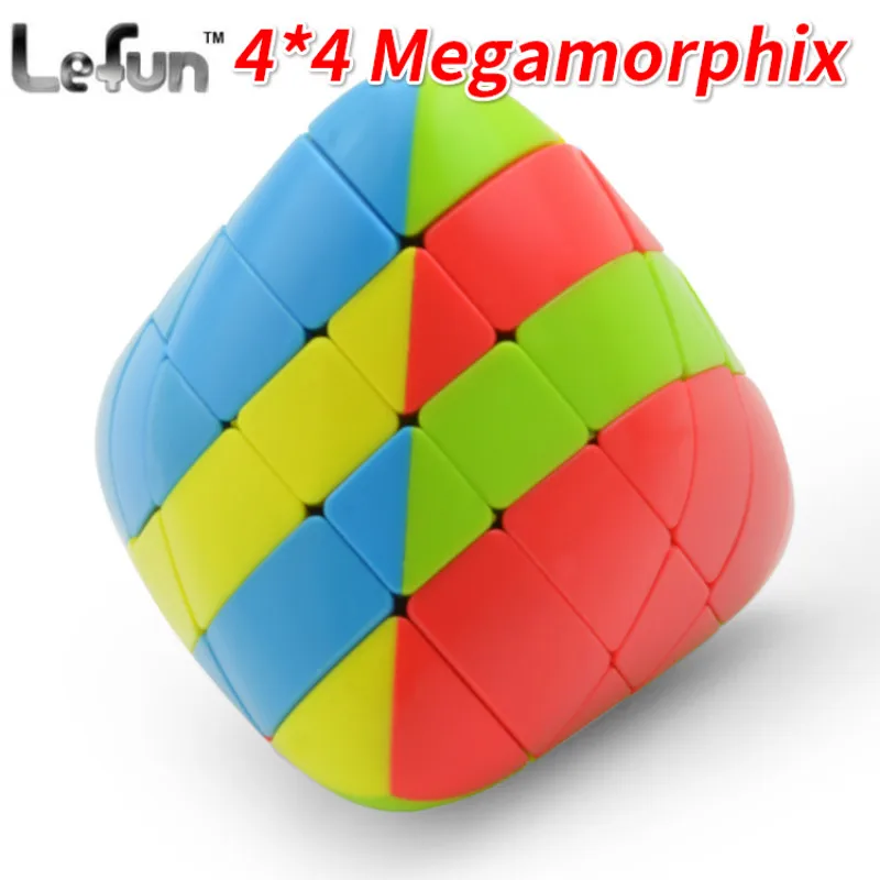 

Lefun 4*4*4 Megamorphix Magic Cube Stickerless 4x4 Magic Cube Cubo Magico Learning Educational Toys for Children