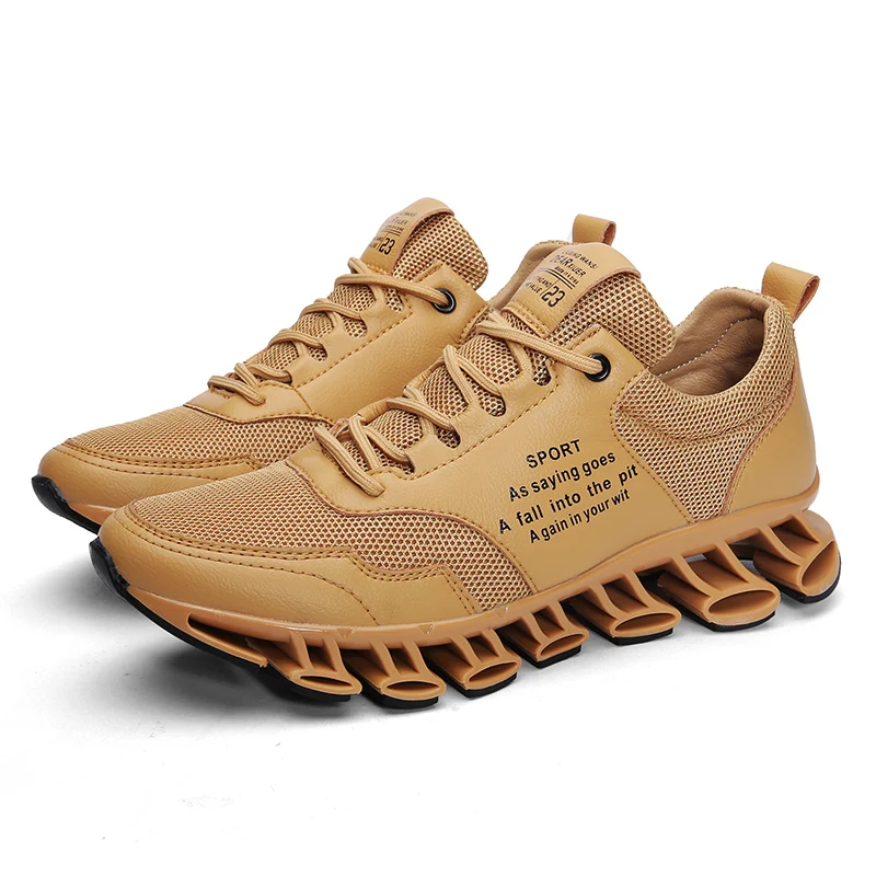 

New Outdoor sports shoes high quality design knife slingshot Men running shoes Men sneakers Breathable cushioning sneakers men