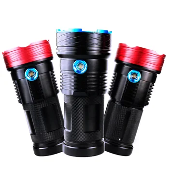 

Powerful LED Flashlight 9 10 12 LEDs Torch LED Linterna with Battery 10W for 18650 Battery Portable Outdoor Lights for Hiking