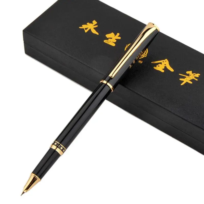 

New Student Fountain Pen Fashion Beautiful Creative Metal Finance Pen Fine Pen Student School Office Super Writing Fountain Pen