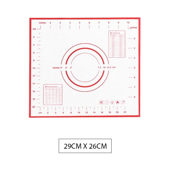 Konco коврики для выпечки вкладыши силиконовые тесто для пиццы антипригарный производитель держатель Кондитерские Кухонные гаджеты Инструменты для приготовления пищи посуда для выпечки - Цвет: 26x29