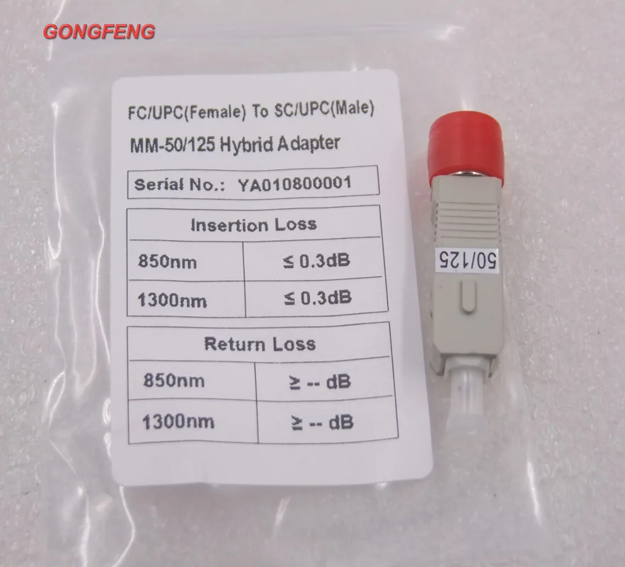 GONGFENG 10 шт. Новый оптоволоконный разъем многомодовый MM50/125 FC женский SC мужской фланец передачи адаптер Муфта специальный