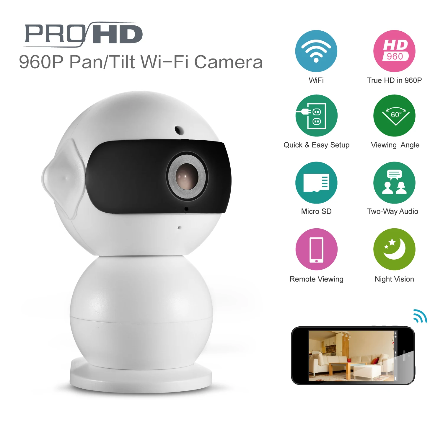 Беспроводная IP камера FB SANNCE 960P Wi Fi CCTV двухстороннее аудио Радионяня|ip camera 960p|wireless
