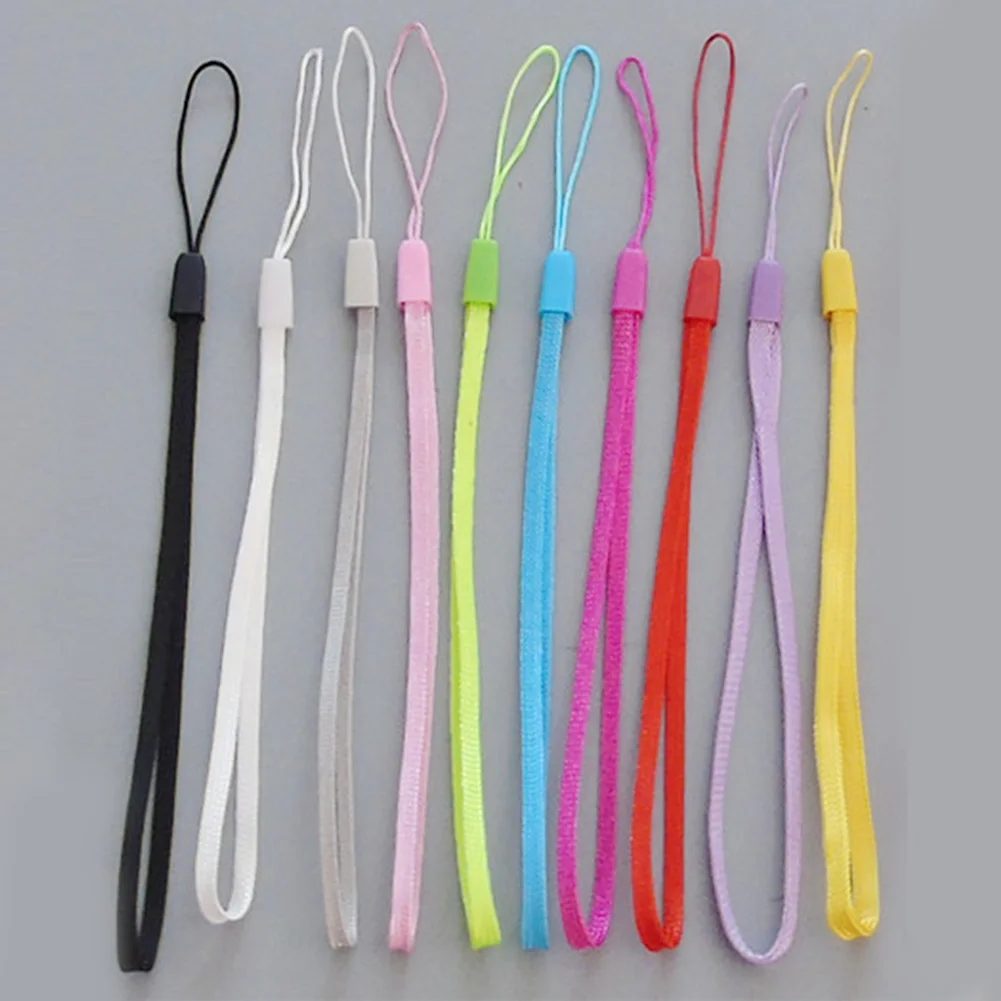 

10 PCS Pure Color Phone Strap Lanyard For Phone Case Keychain ID Name Badges USB Flash Drive Holder Cords