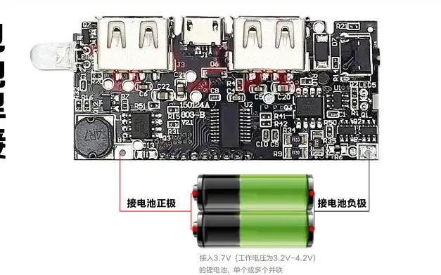 Двойной USB 5V 1A 2A мобильный Мощность банк четыре 18650 Батарея Зарядное устройство коробка для телефона DIY Kit в комплекте