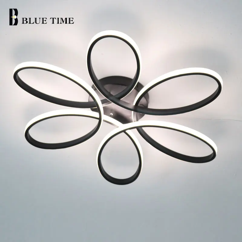 

Black&White&Gold Frame Modern Led Ceiling Light For Living Room Bedroom Dining room Led Chandelier Ceiling Lamp Lighting Fixture