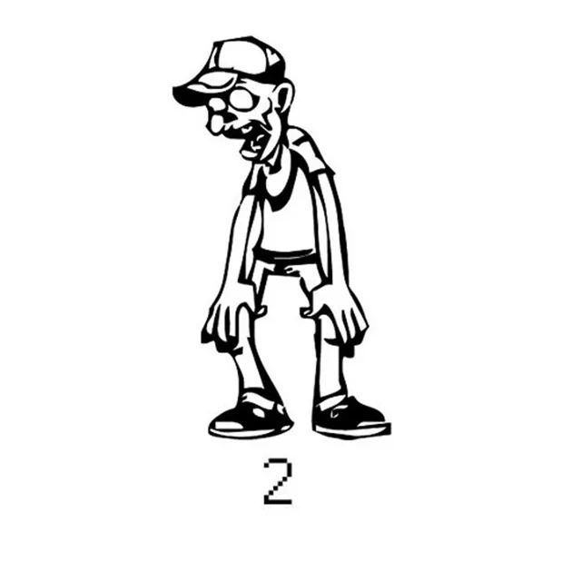 Buy Teens Zombie Stick Figure Family Car Stickers