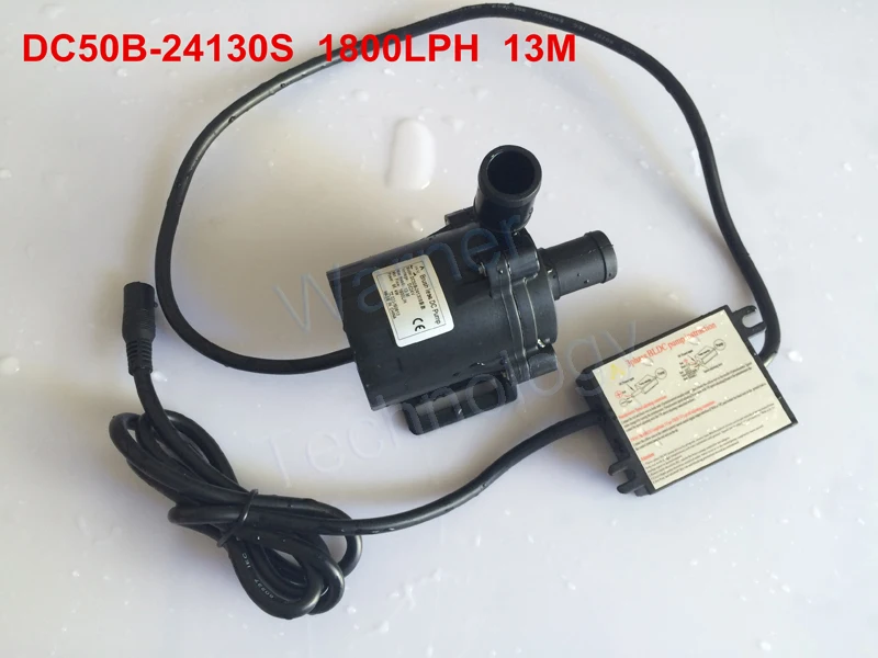 High Pressure Pumps, 1800LPH 13M High Lift, 5 24V DC Submersible Small Water Pump, Brushless DC